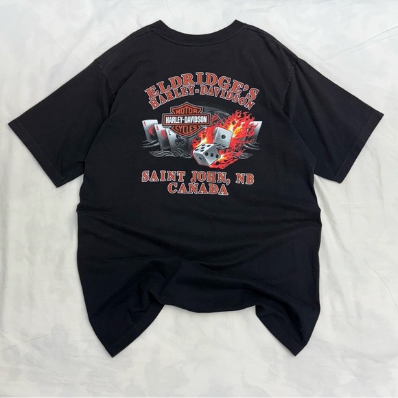 Y2K Harley Davidson New Brunswick Tee - Picture 2 of 4